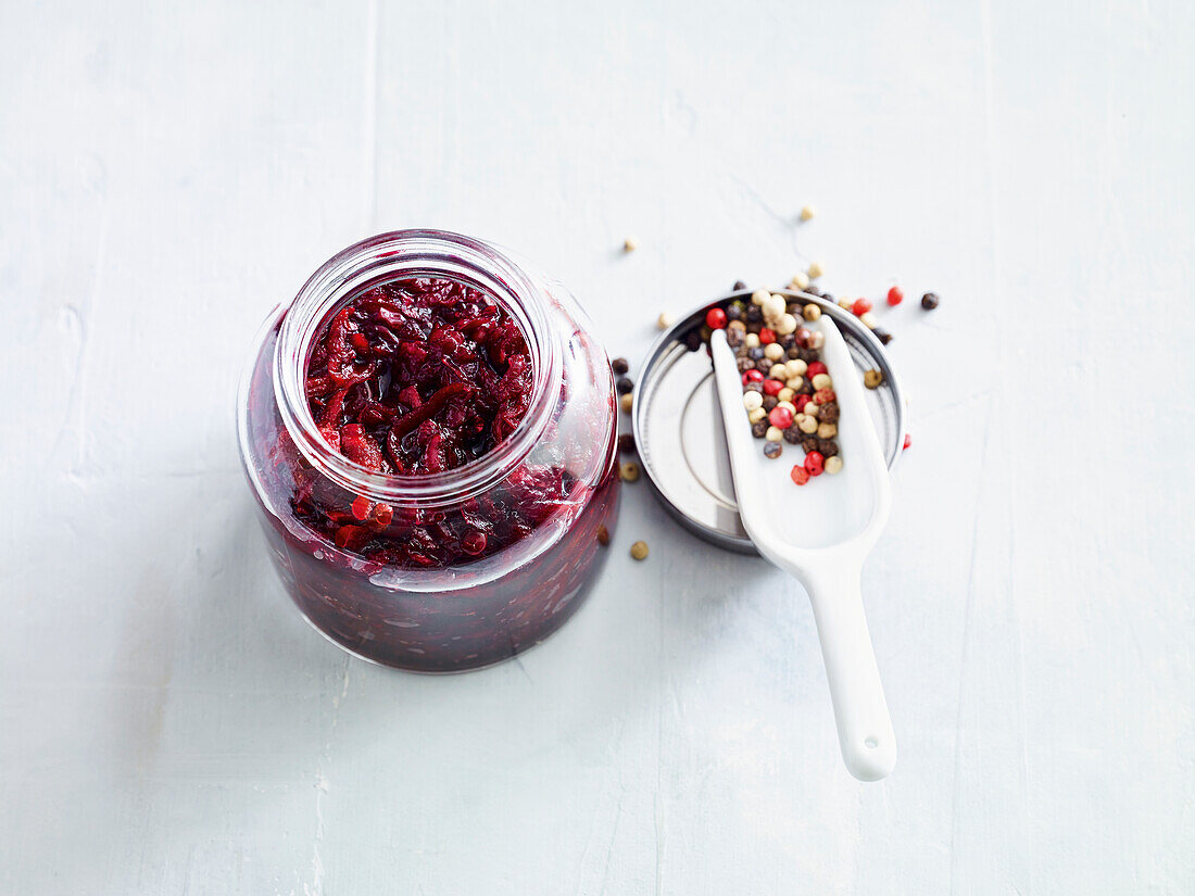 Fermented beetroot with ginger