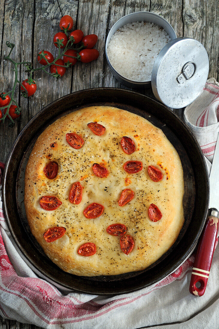 Tomato focaccia