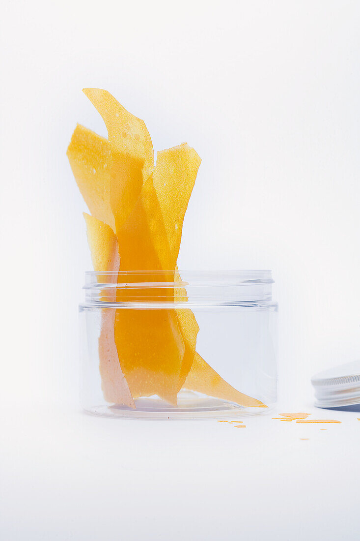 Dried, candied mango slices
