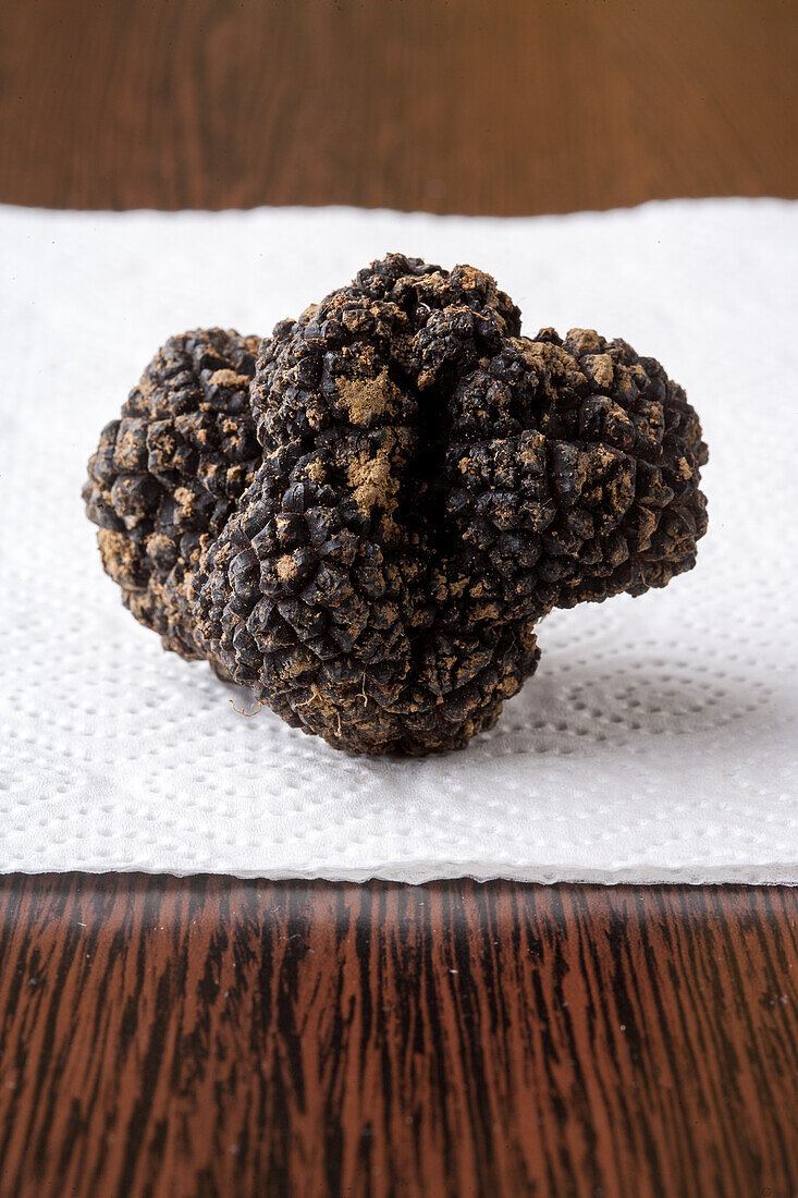 A black truffle
