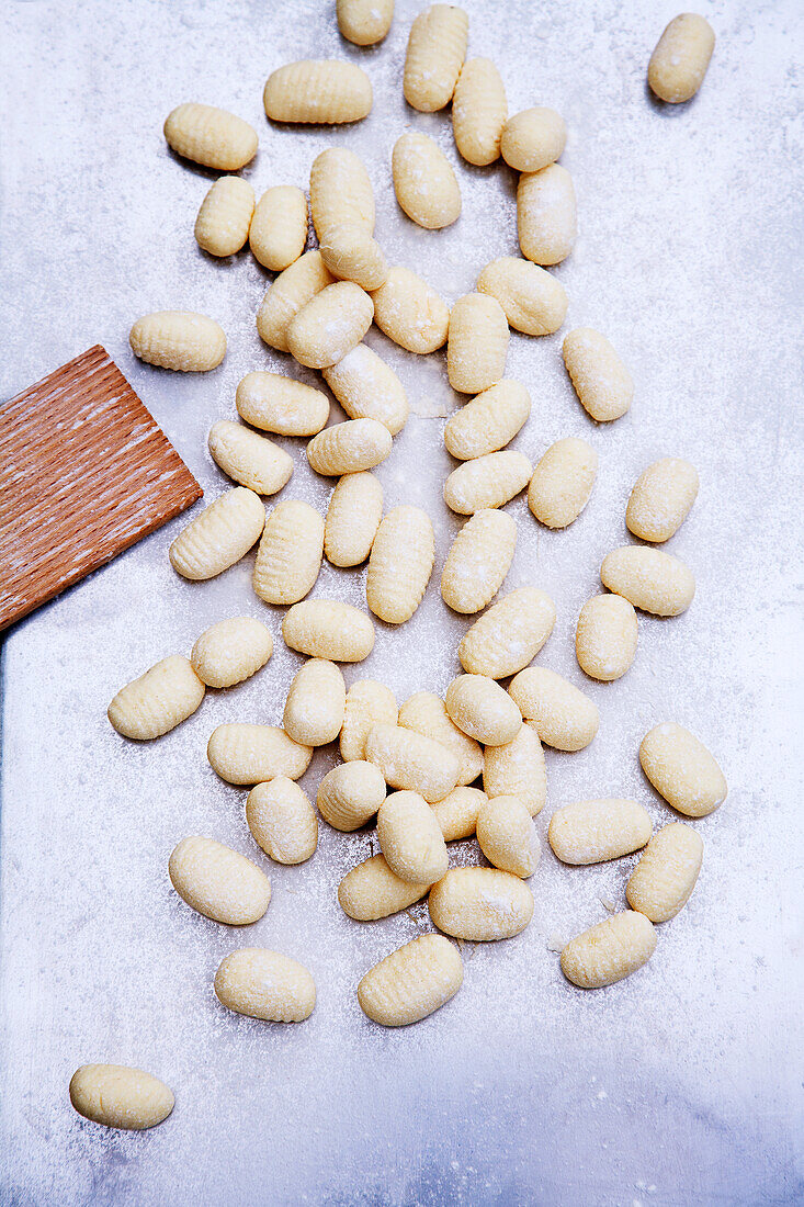 Fresh handmade potato gnocchi