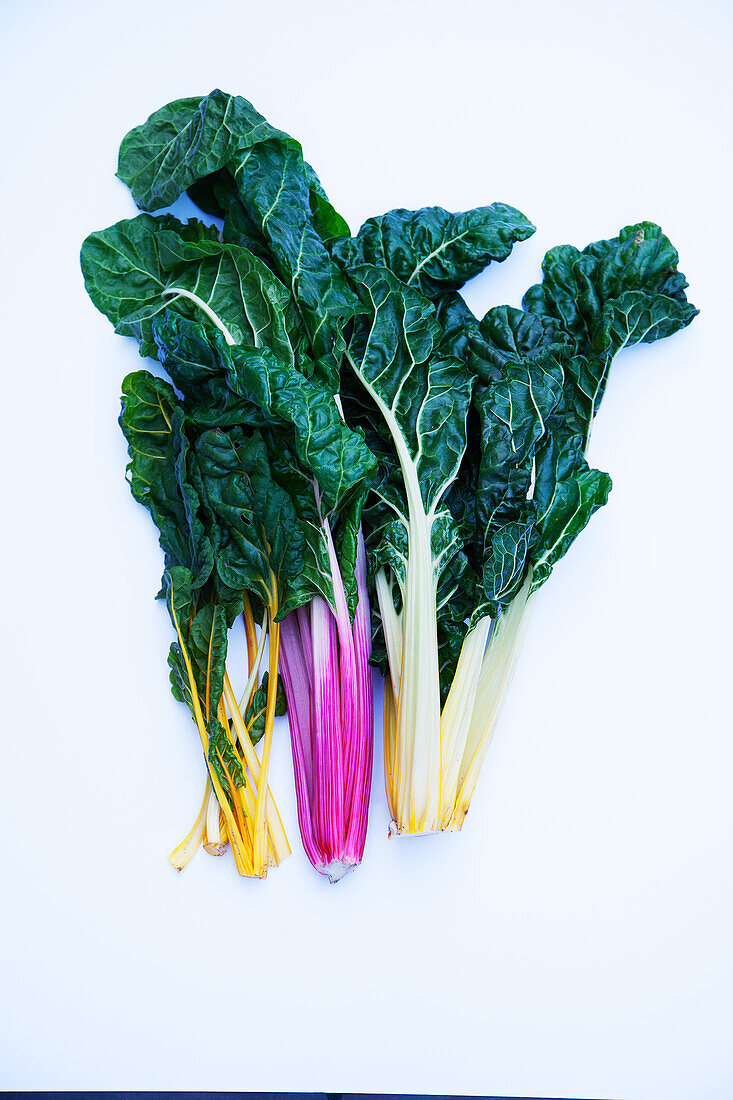 Three varieties of chard