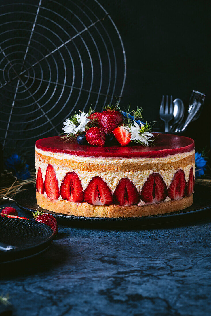 Fraisier - French Strawberry Cake