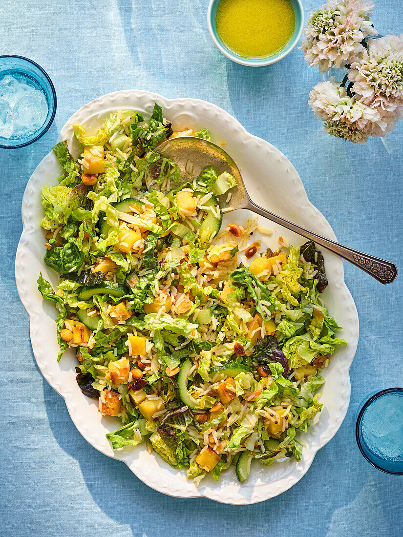 Peanut-lime salad with potatoes