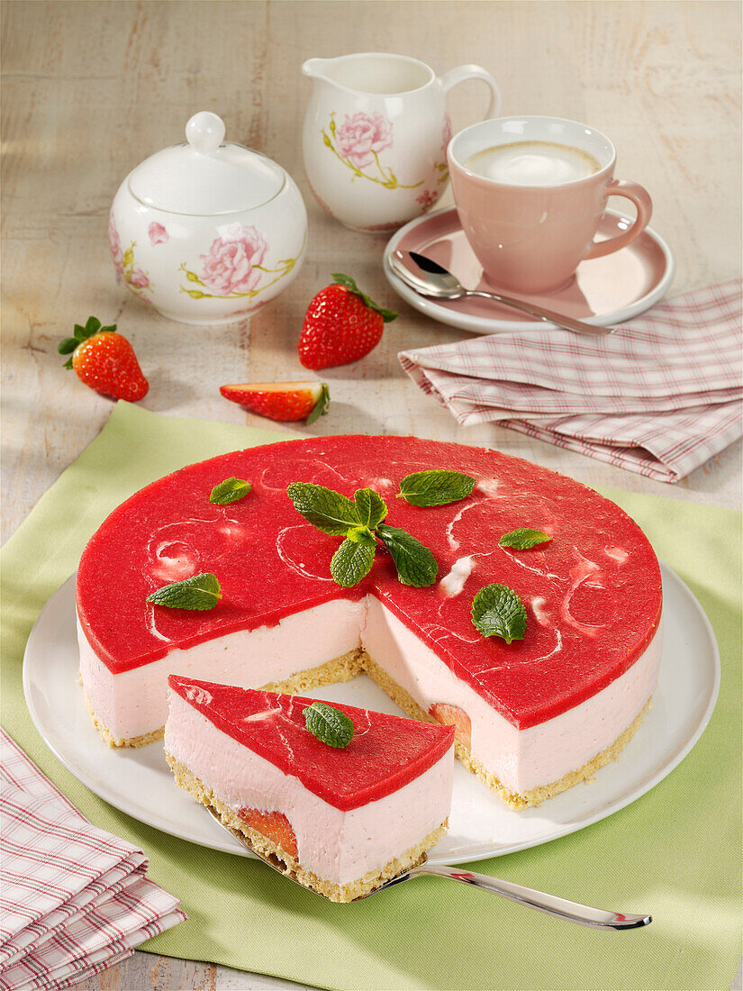 Strawberry cheesecake