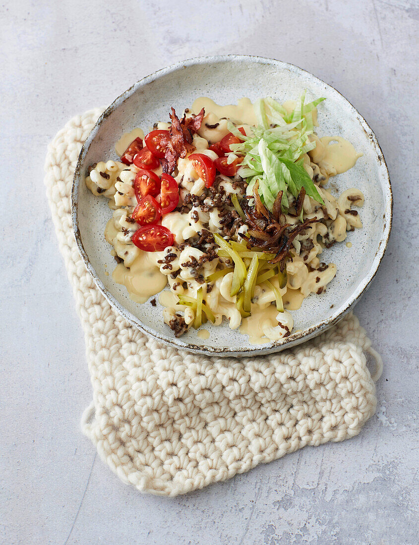 Cheeseburger pasta