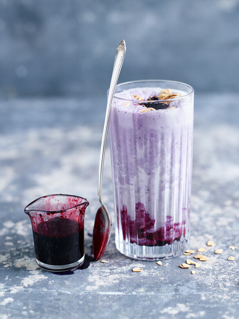 Blue berry Oatmeal Shake