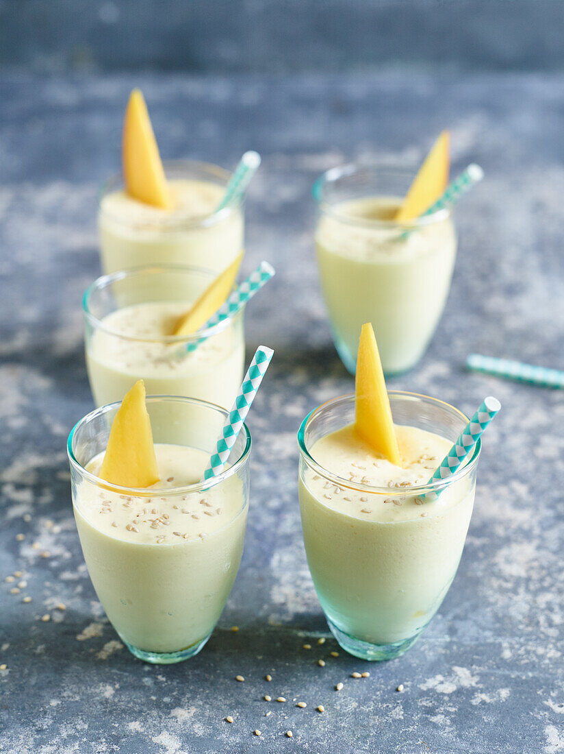 Coconut mango shake