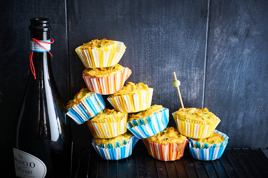 Savoury vegetable muffins