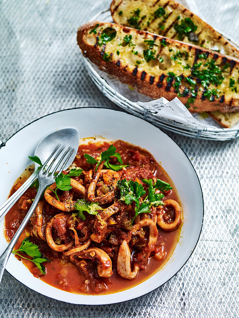 Osso-Buco vom Tintenfisch