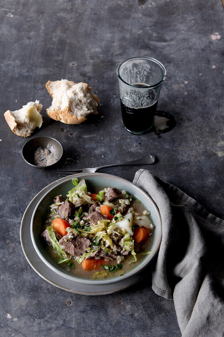 Irish lamb barley stew