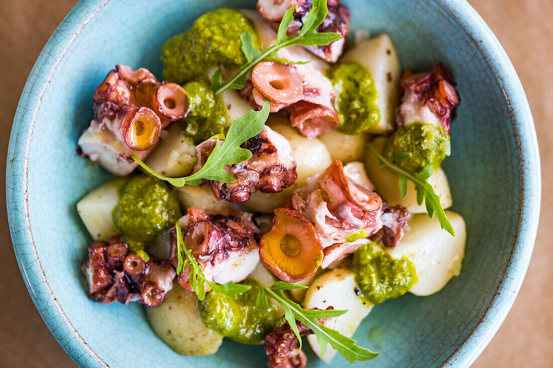 Italian octopus salad