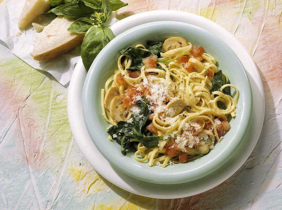 Fettuccine mit Gemüse (Italien)