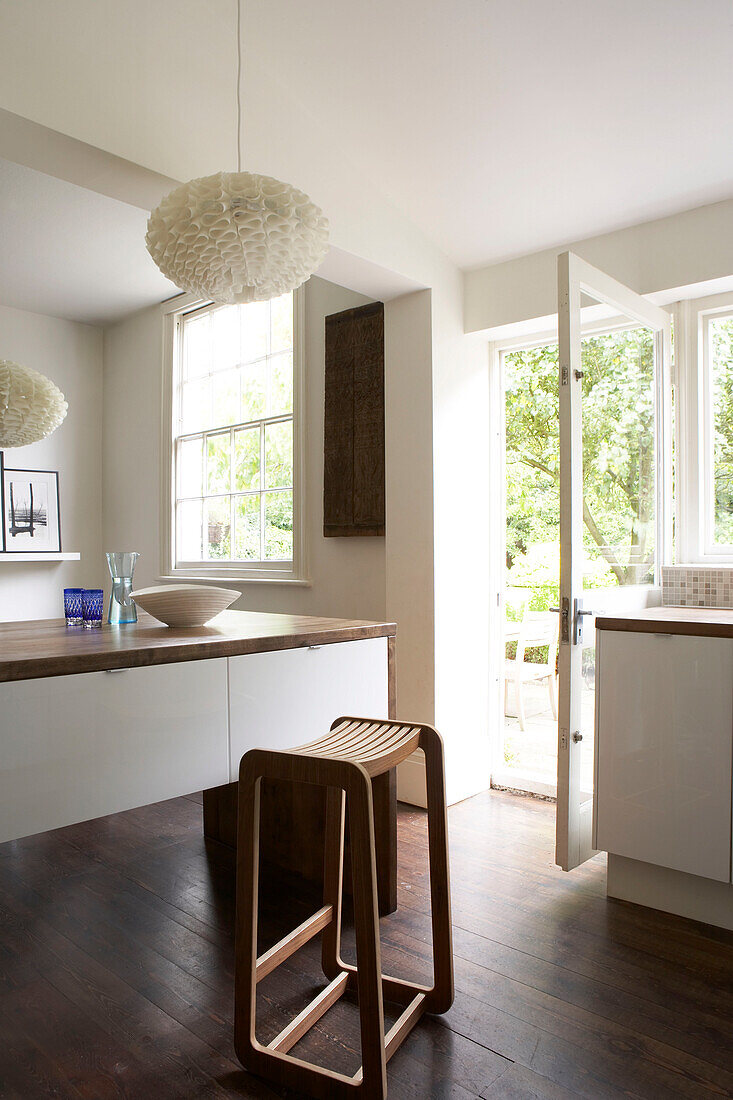 Breakfast room in modern house