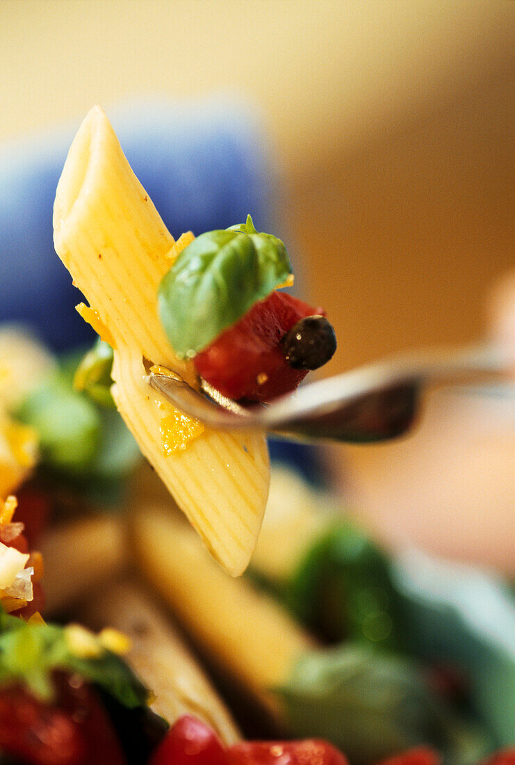 Tomato and basil Penne 