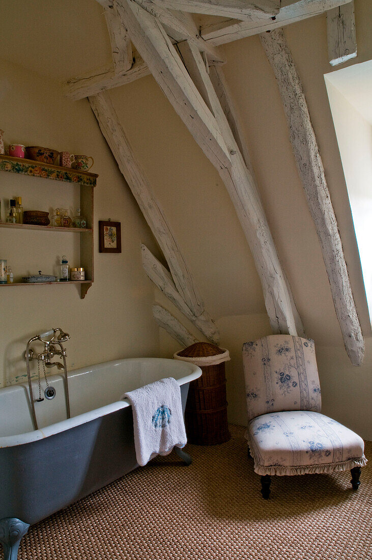 Rustic bathroom