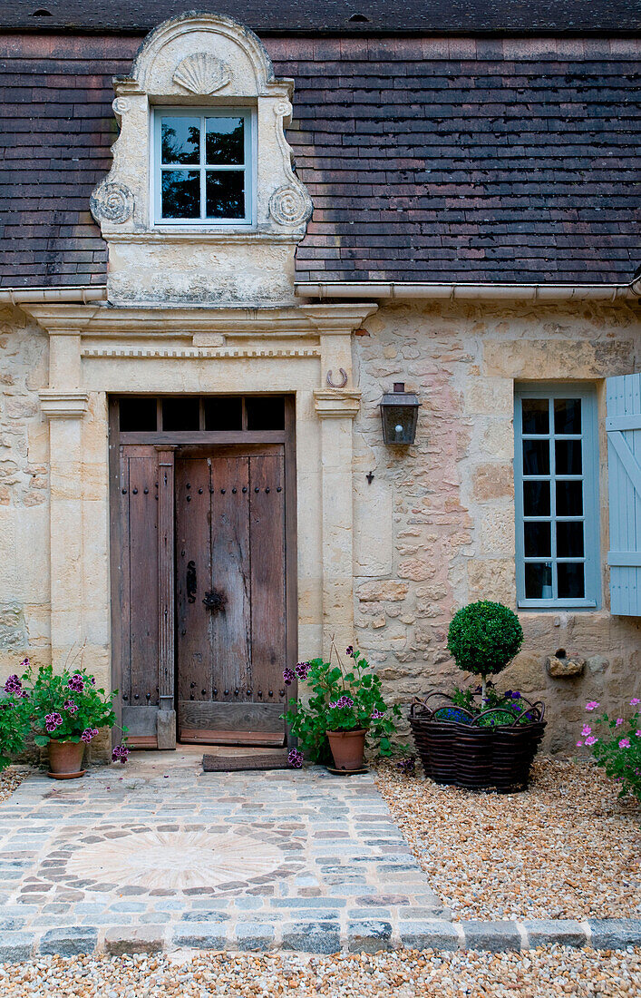 Entrance to old mansion