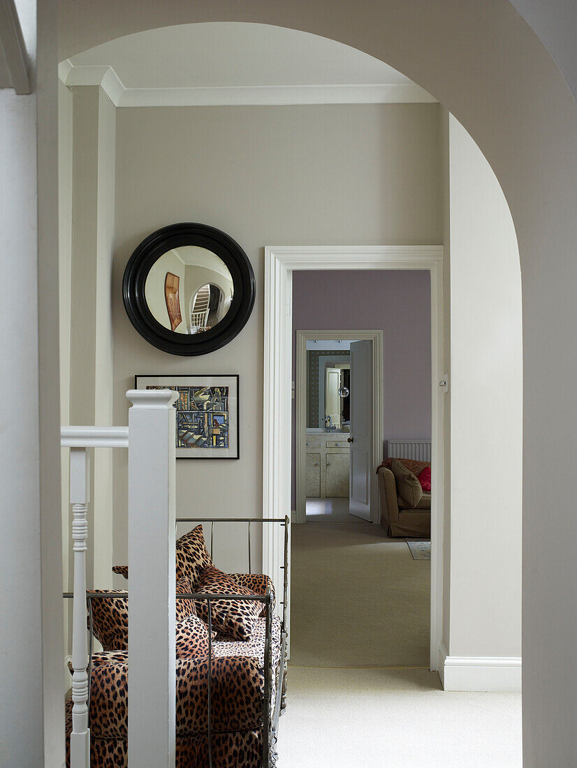 View through hallway