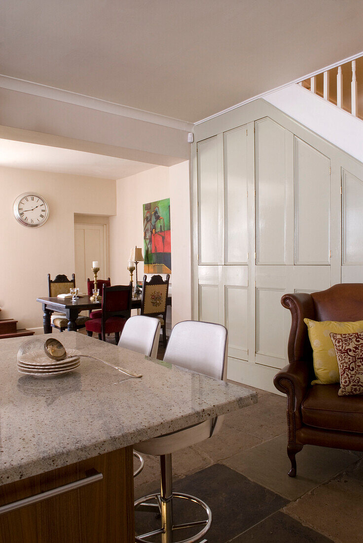 Interior of dining room