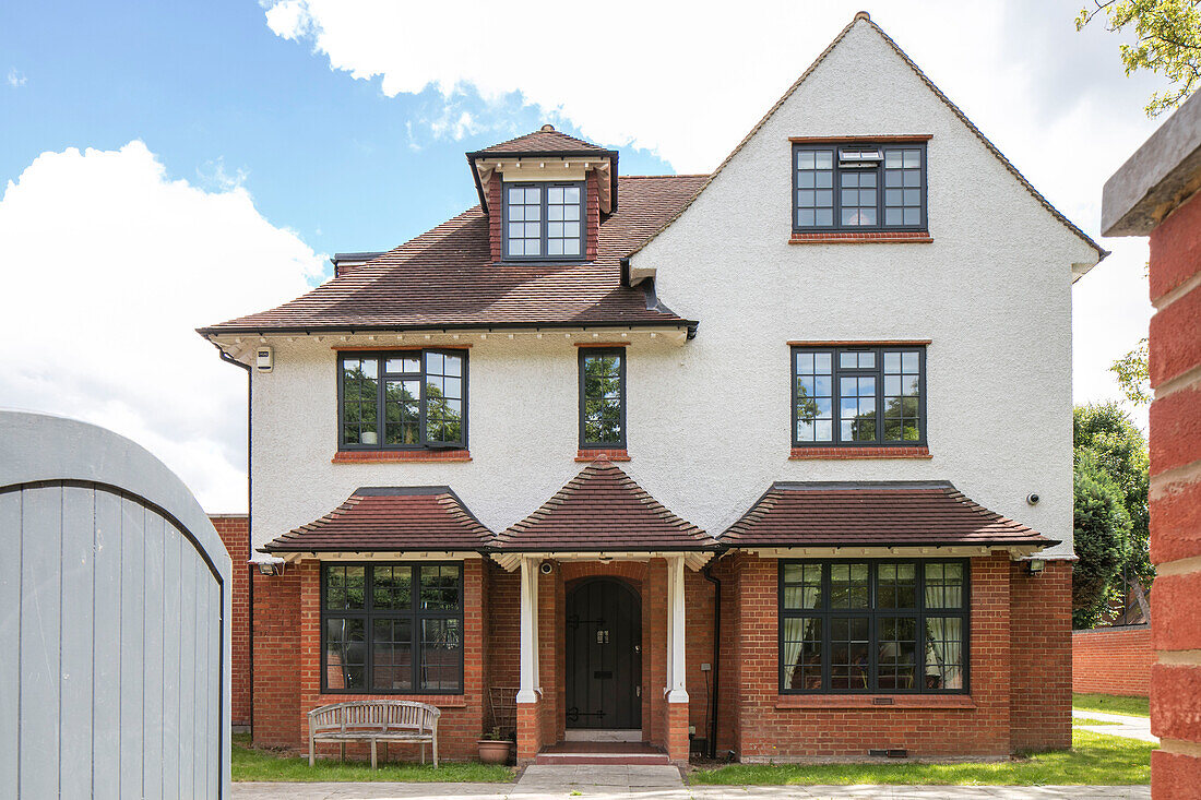 Brick built Arts and Crafts style home c1900s London UK