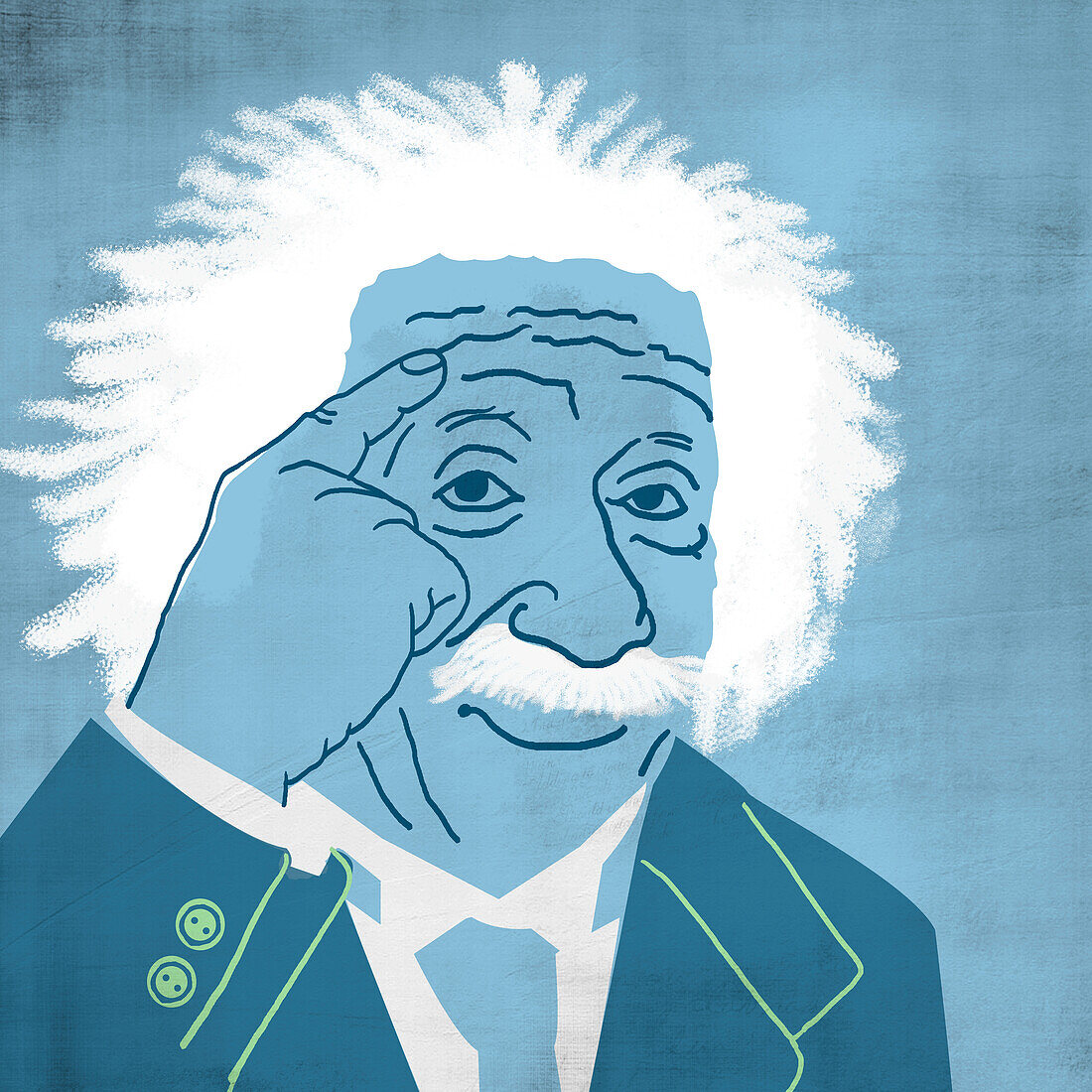 Albert Einstein, illustration