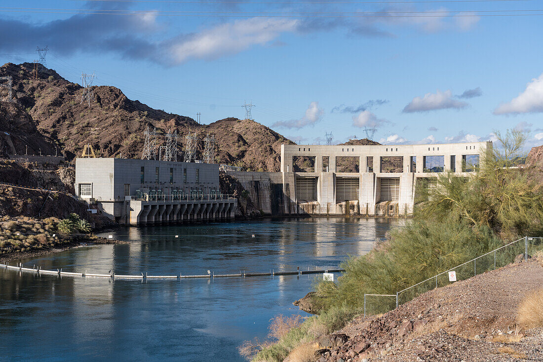 Parker Dam on the Colorado River, USA