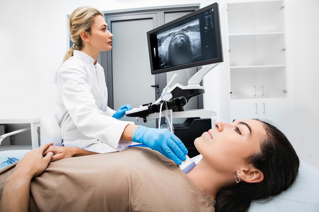 Thyroid ultrasound scan