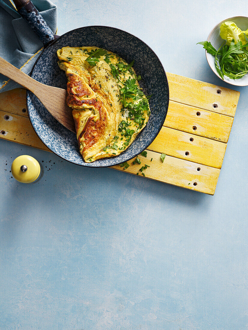 Kräuter-Ricotta-Omelett