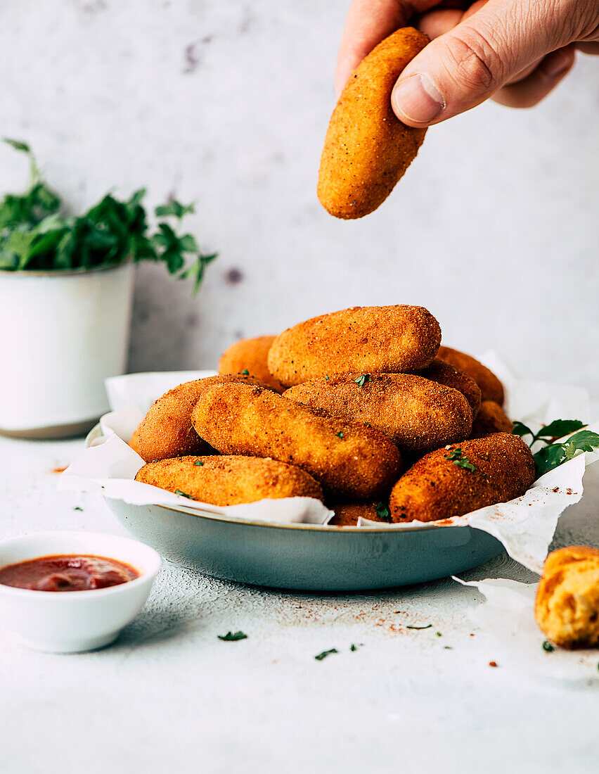 Chickpea croquettes