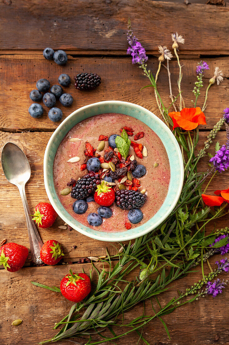 Smoothie Bowl with berries