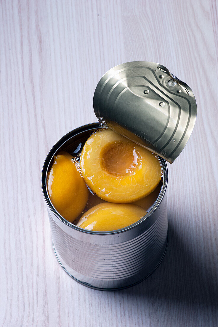 Canned peaches