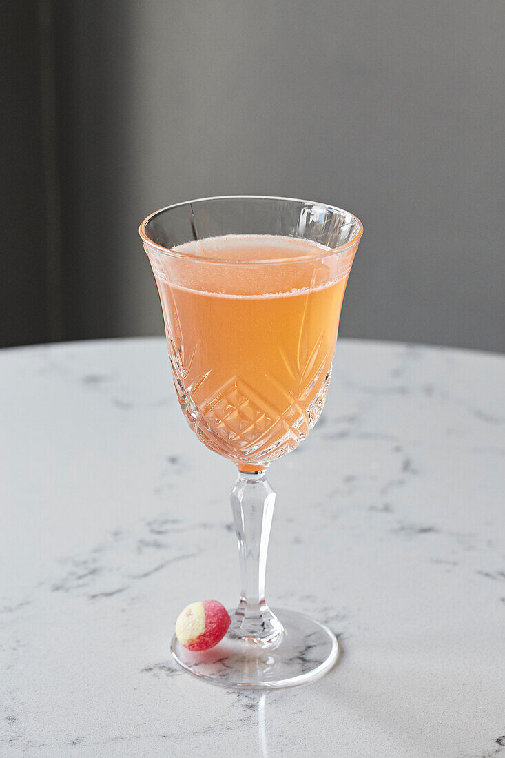 Rhabarber-Vanille-Cocktail