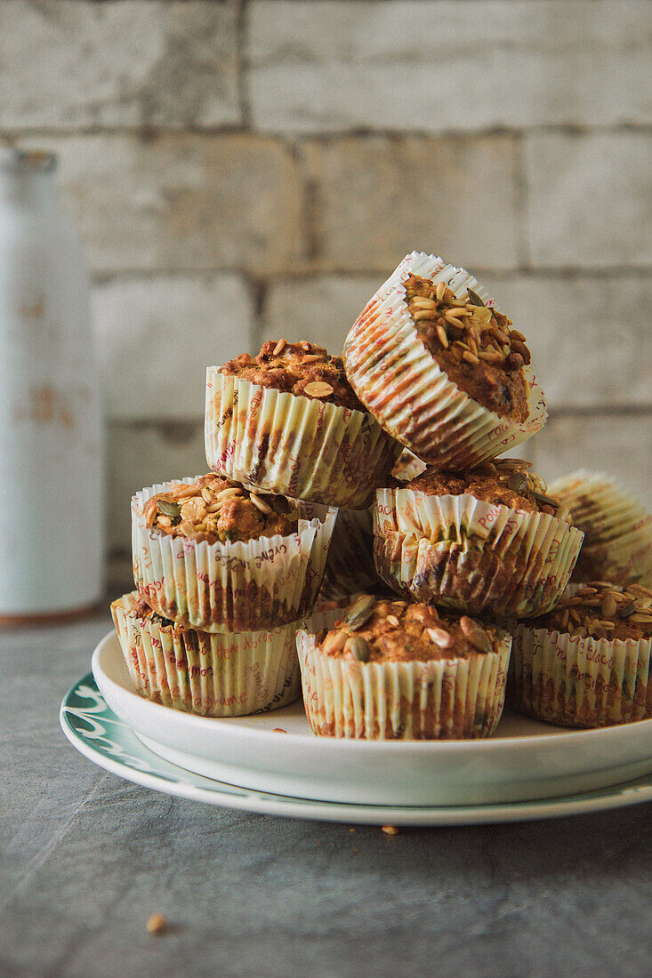 Vegetable and quinoa muffins