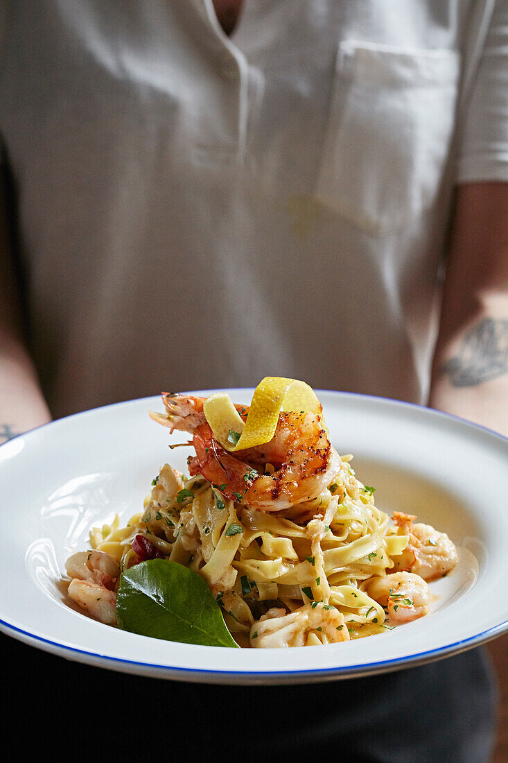 Tagliatelle mit Meeresfrüchten