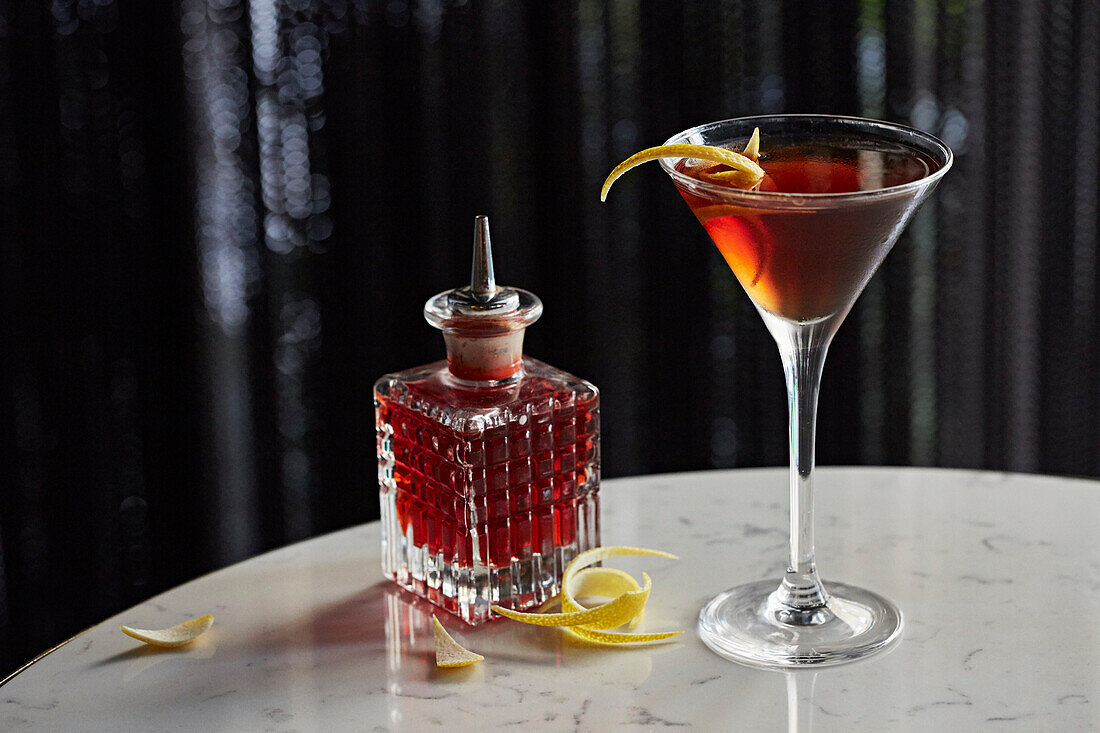 A Red Angel Martini