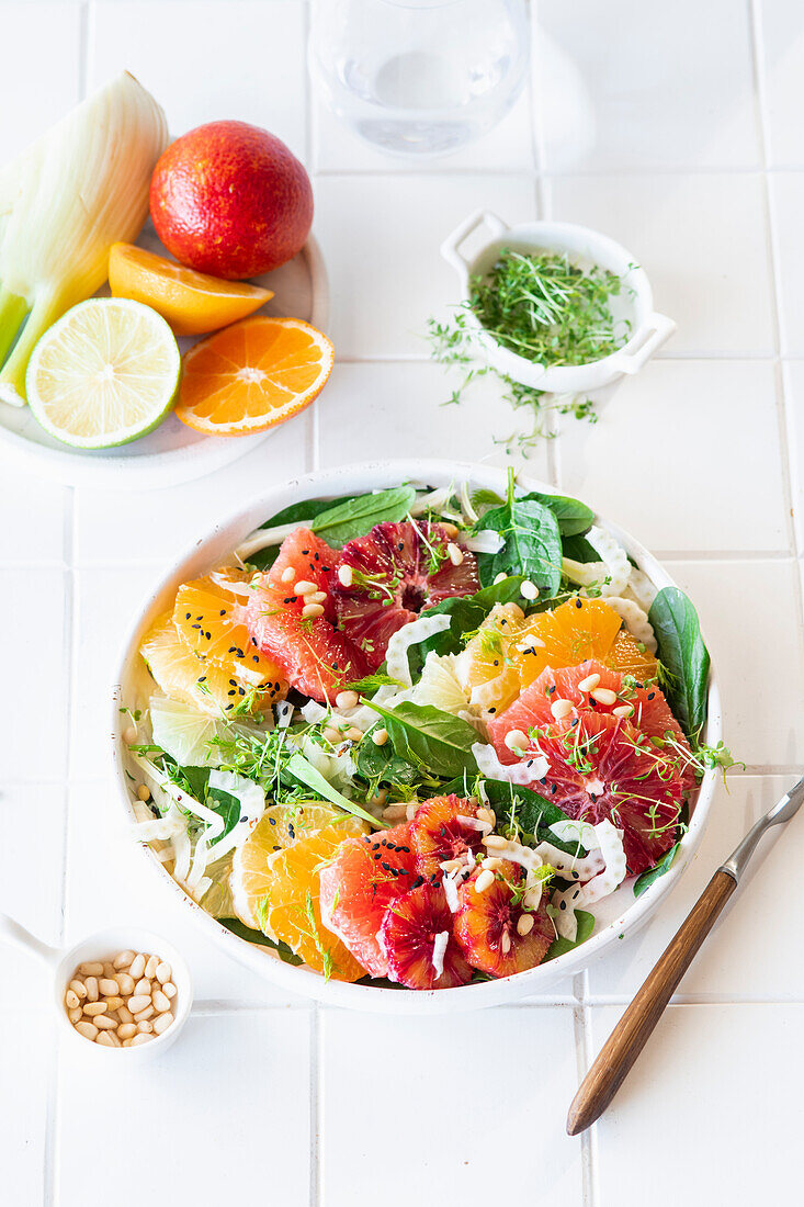 Citrus fennel salad