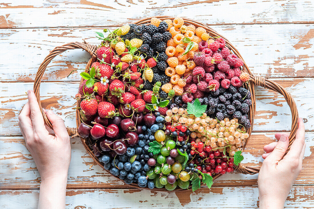 Mixed fresh berries