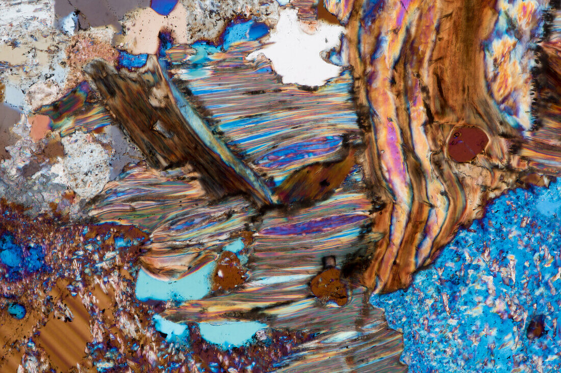 Paragneiss, thin section, 150:1