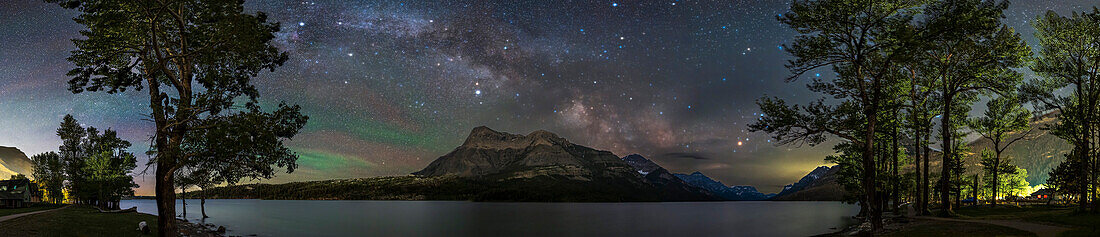 Night sky over Alberta, Canada