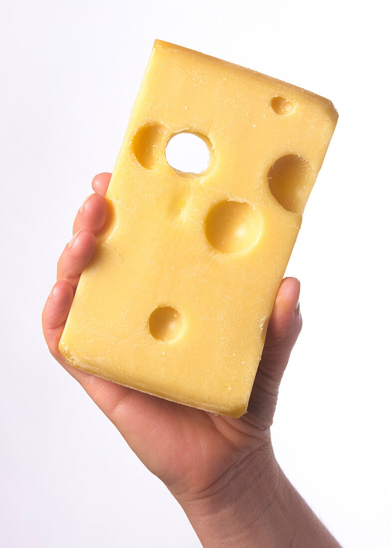 Swiss cheese with holes