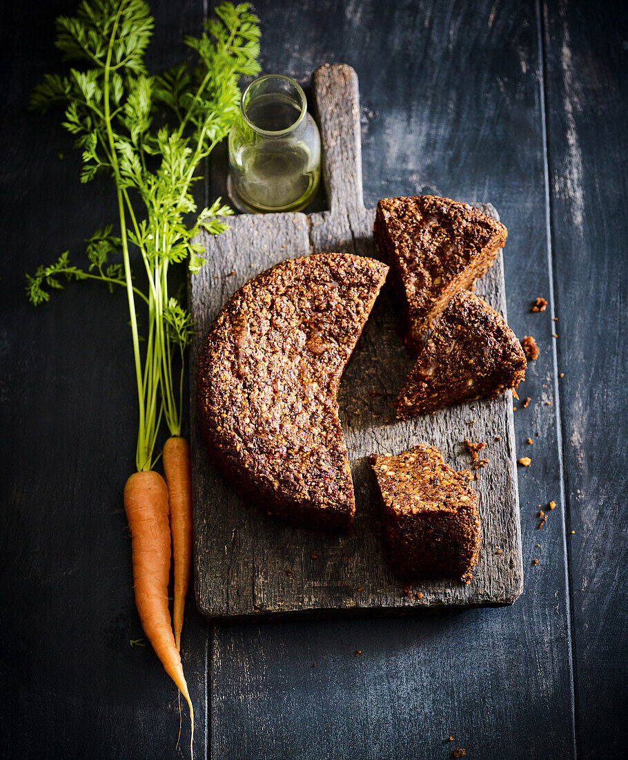 Plant-based carrot cake