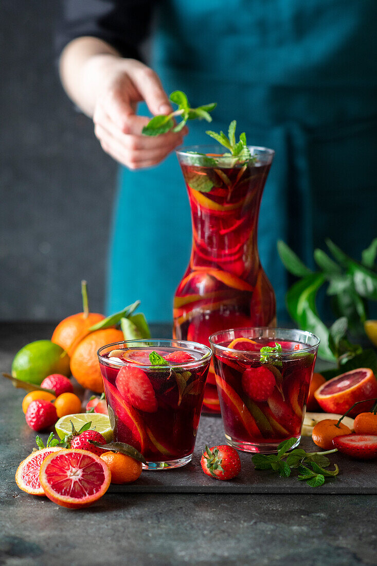 Winterliche Sangria