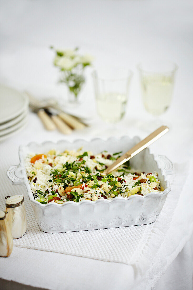 Simple rice salad
