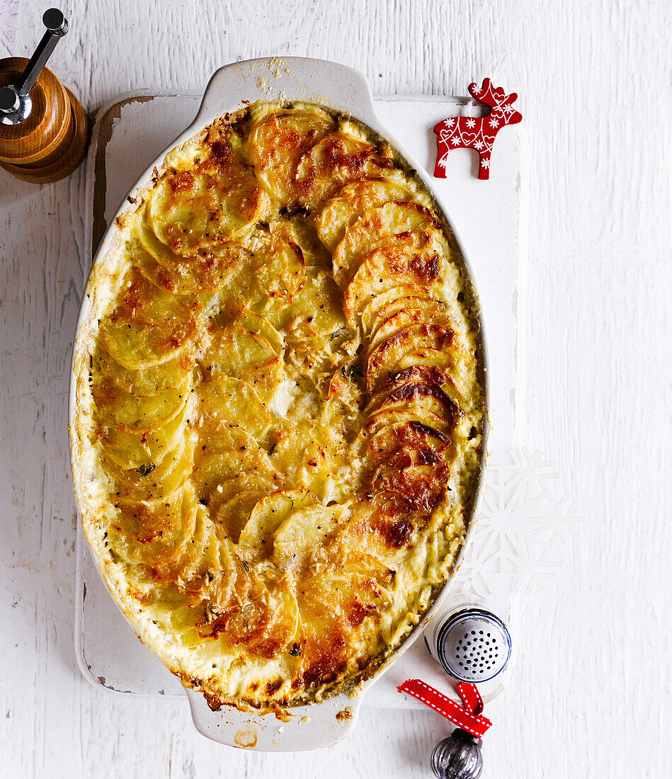 Sellerie-Kartoffel-Gratin