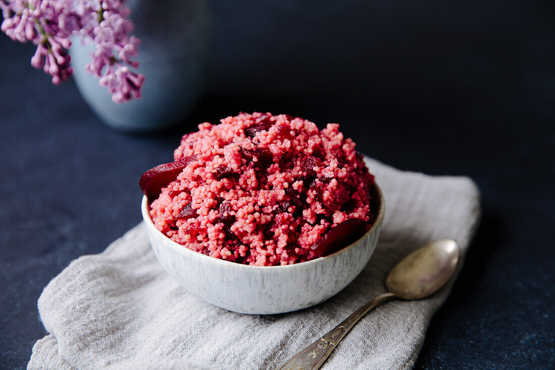 Rote-Bete-Couscous