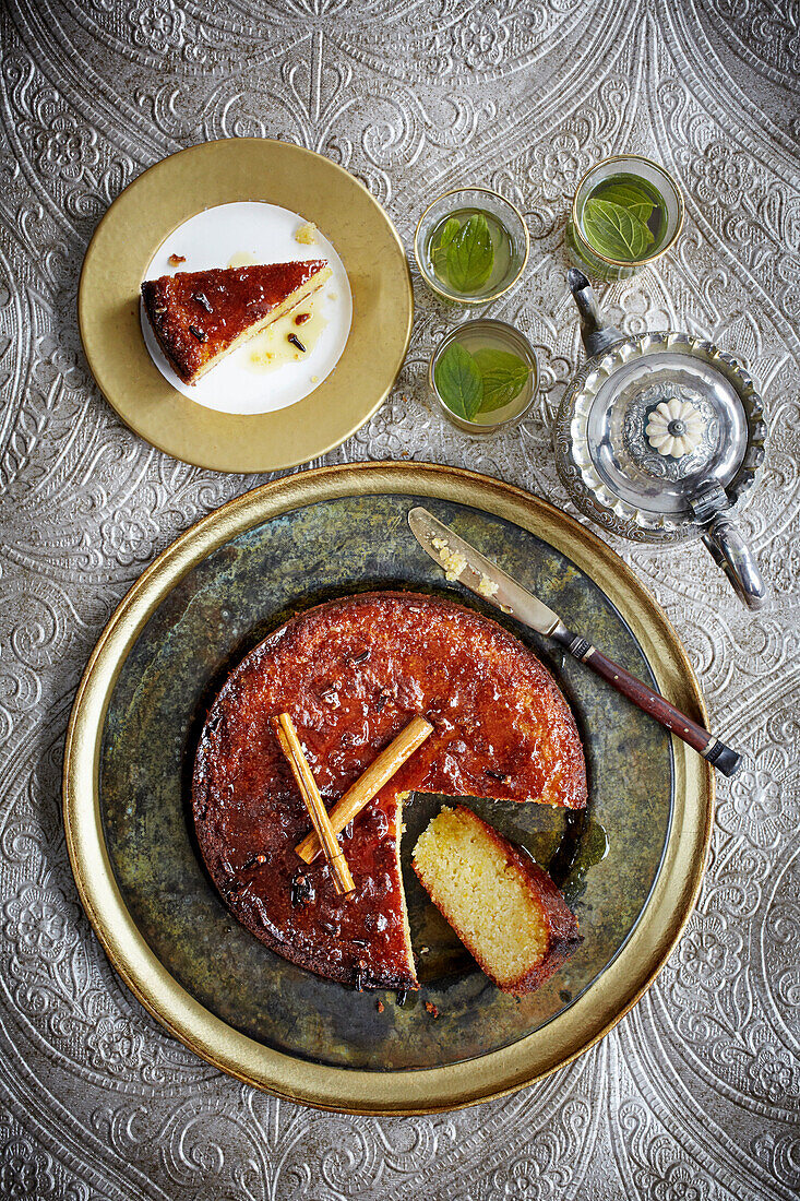 Dairy-free Moroccan orange cake