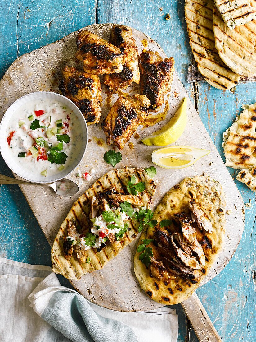 BBQ chicken tandoori style