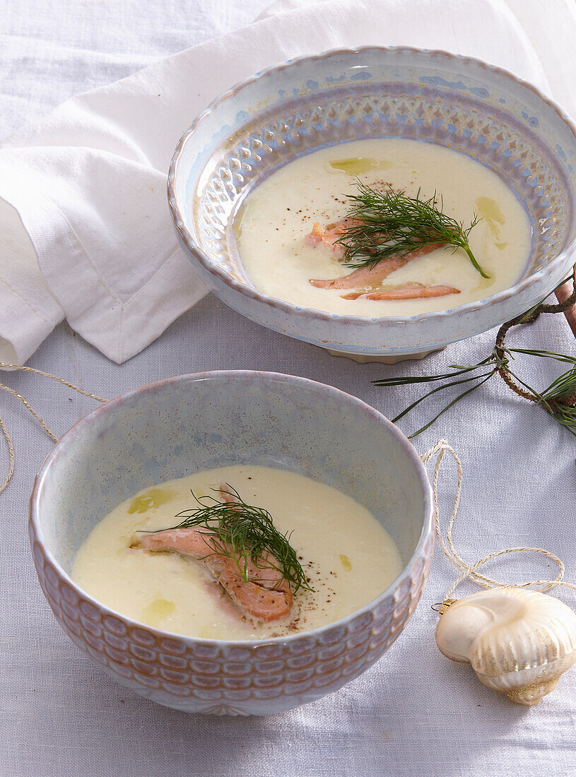 Creamy fish soup