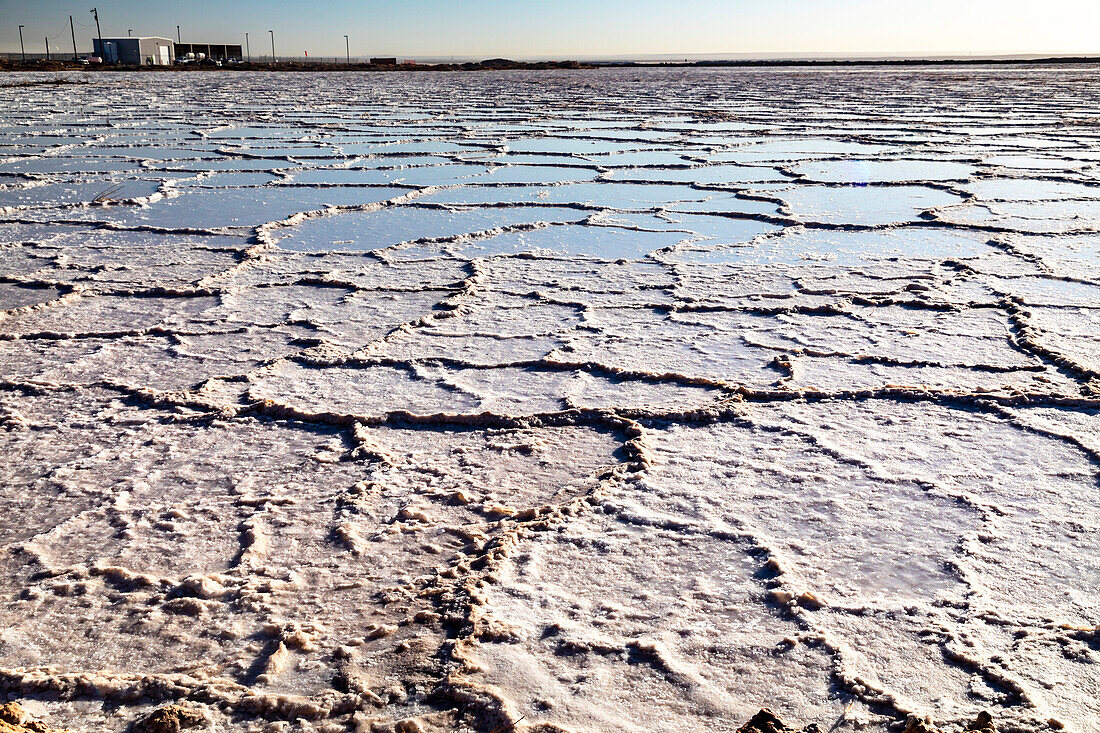 Salt lake, New Mexico, USA