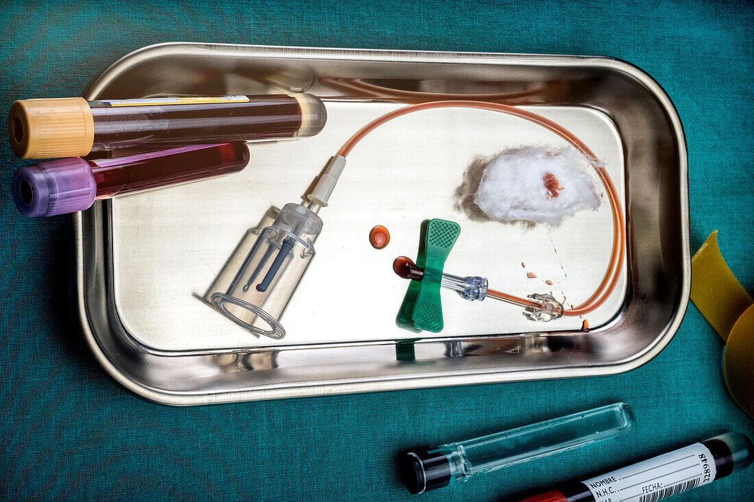 Blood extraction equipment, conceptual image
